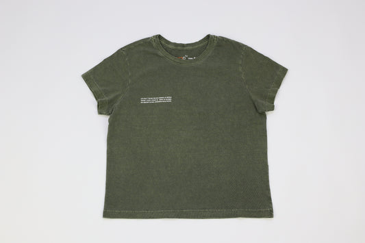 CAMISETA BABY T VERDE - ESSENTIAL