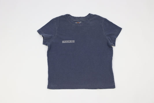 CAMISETA BABY T AZUL - ESSENTIAL